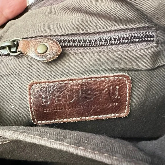 Brown Leather Crossbody Bag - Picture 7 of 9